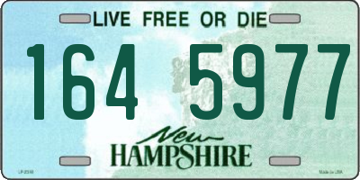 NH license plate 1645977