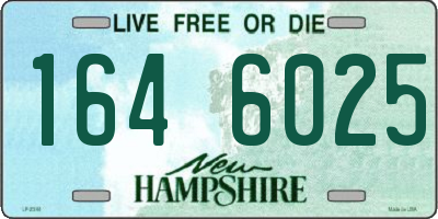NH license plate 1646025