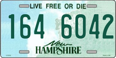 NH license plate 1646042
