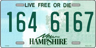 NH license plate 1646167