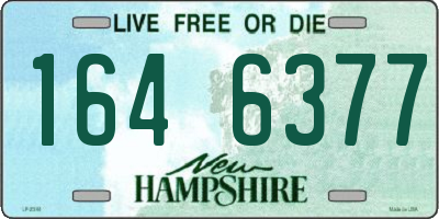 NH license plate 1646377