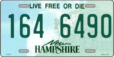 NH license plate 1646490