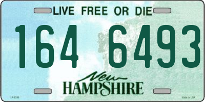 NH license plate 1646493