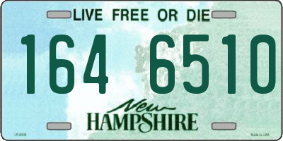 NH license plate 1646510