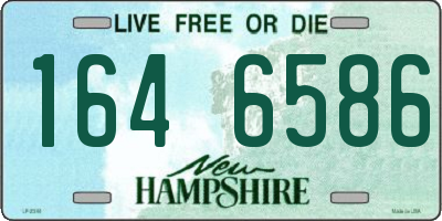 NH license plate 1646586