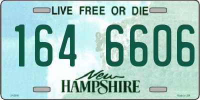 NH license plate 1646606