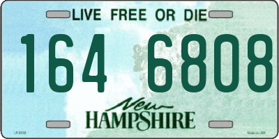 NH license plate 1646808