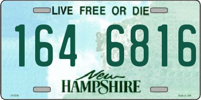 NH license plate 1646816