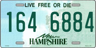 NH license plate 1646884