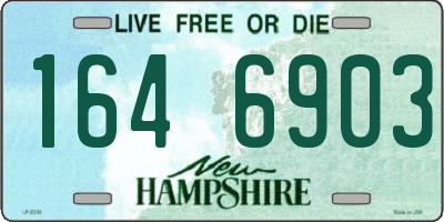 NH license plate 1646903
