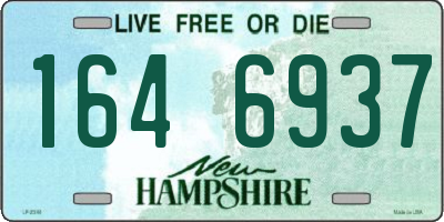 NH license plate 1646937