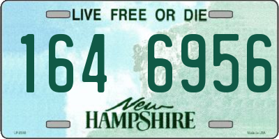 NH license plate 1646956