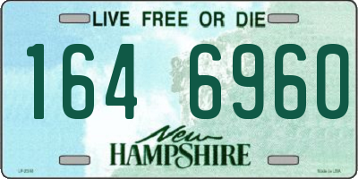 NH license plate 1646960