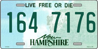 NH license plate 1647176