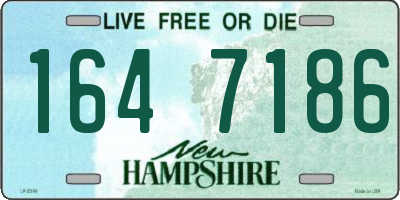 NH license plate 1647186