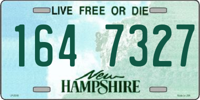 NH license plate 1647327