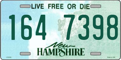 NH license plate 1647398