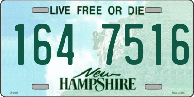 NH license plate 1647516