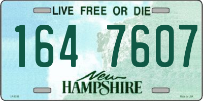 NH license plate 1647607