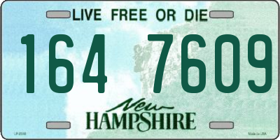 NH license plate 1647609