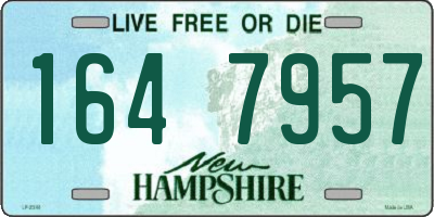 NH license plate 1647957