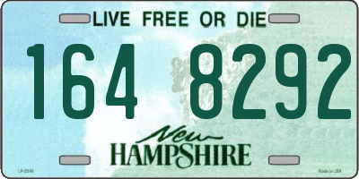 NH license plate 1648292