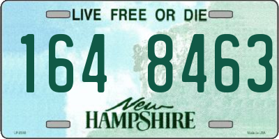 NH license plate 1648463