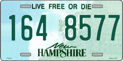 NH license plate 1648577