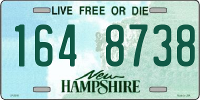 NH license plate 1648738
