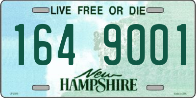 NH license plate 1649001