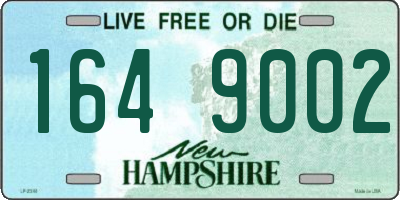NH license plate 1649002