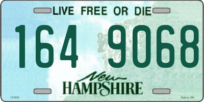 NH license plate 1649068