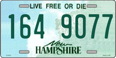NH license plate 1649077