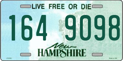 NH license plate 1649098
