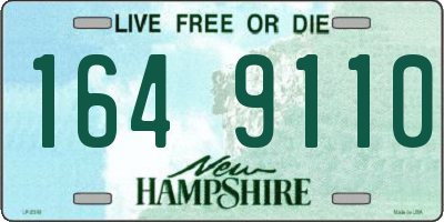NH license plate 1649110