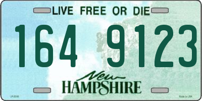 NH license plate 1649123