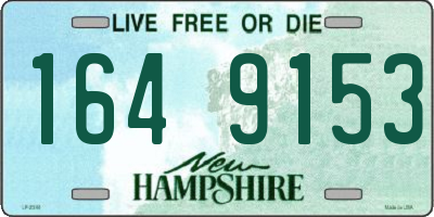 NH license plate 1649153