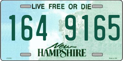 NH license plate 1649165