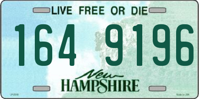 NH license plate 1649196