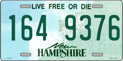 NH license plate 1649376