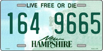 NH license plate 1649665