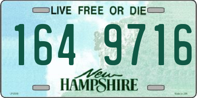 NH license plate 1649716