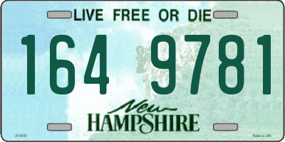 NH license plate 1649781