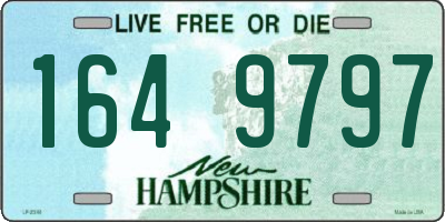 NH license plate 1649797