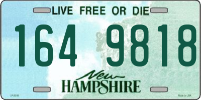 NH license plate 1649818