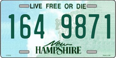 NH license plate 1649871