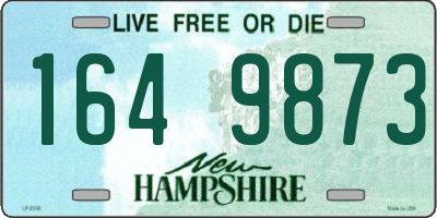 NH license plate 1649873