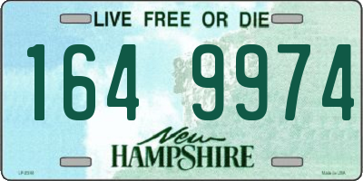 NH license plate 1649974