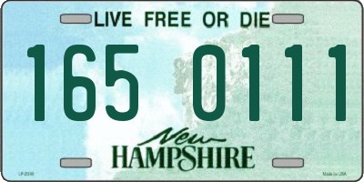 NH license plate 1650111