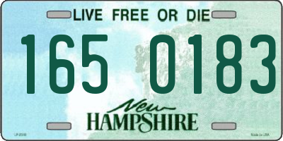 NH license plate 1650183